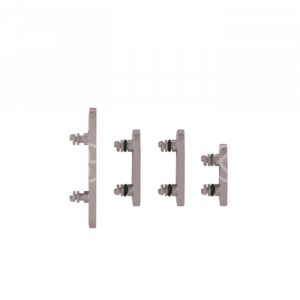 Set pulsanti laterali per iPhone 15 Pro/15 Pro Max bianco titanio