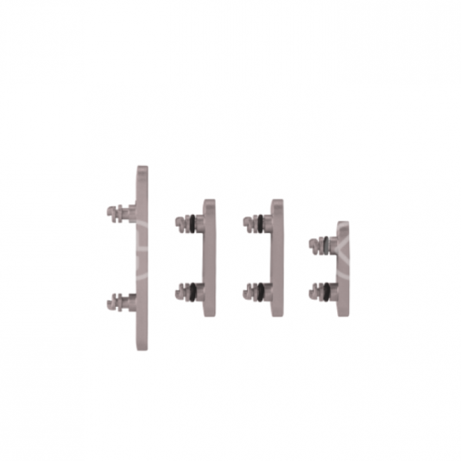 Set pulsanti laterali per iPhone 15 Pro/15 Pro Max bianco titanio