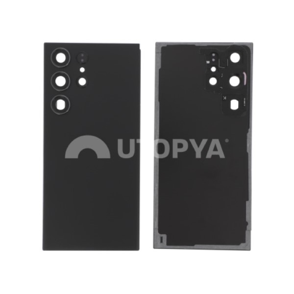 Cover posteriore nera Galaxy S23 Ultra (S918B) (Senza logo)