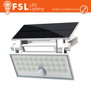 Faro da esterno solare con sensore di movimento 60w (6 led)