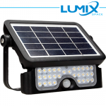 Faretto solare LED senza fili 500lm - con sensori