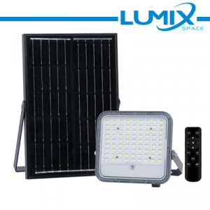 PROIETTORE SOLARE LED 3WHITE 150W + Crepuscolare