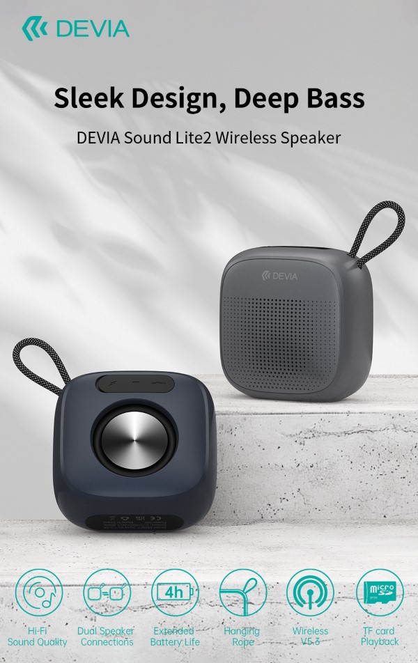 Altoparlante Bluetooth V5,3 Lite2 5 Watt EM501 Nero