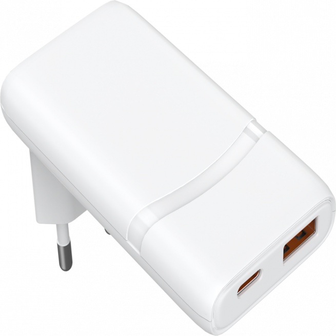 Carica Batterie 65W 2 Out USB A - USB C