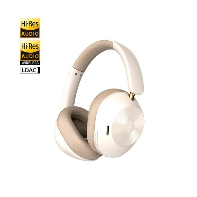 OneOdio Focus A5 Dual Hi-Res CE Cuffie DJ Wireless con ANC White