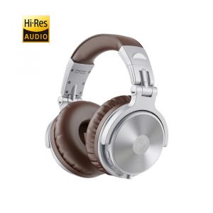 OneOdio Studio Wireless C Hi-Res Cuffie DJ Bluetooth 5.0 Silver/Brown