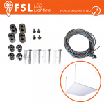 Kit installazione a sospensione Pannello LED universale