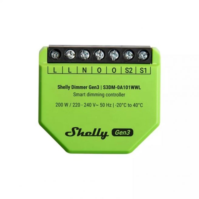 Shelly - Smart Home Automation Verde SH-DIMMERG3