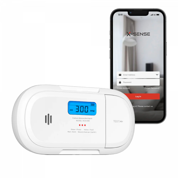 X-Sense X-Sense Rilevatori di Fumo e CO Monossido di Carbonio XS-XC04WX