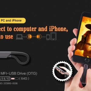 Chiavetta OTG per Apple Certificata MFI 64 Gb Usb 3.0