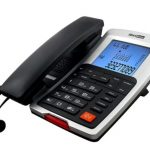 Telefono fisso Maxcom KXT709 Grafite / argento