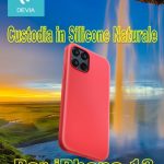 Cover in Silicone Waterproof per iPhone 12 Pro Max Rossa